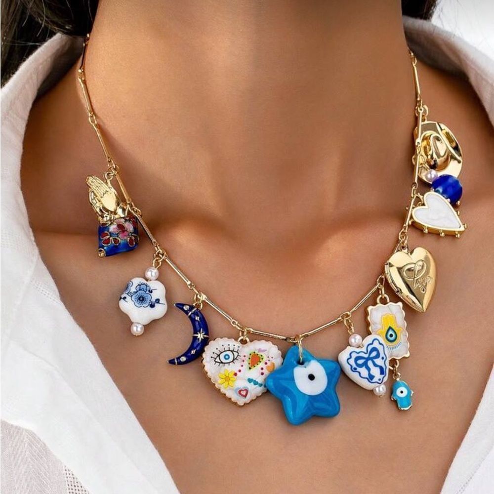 Evil eye Necklace Q835
